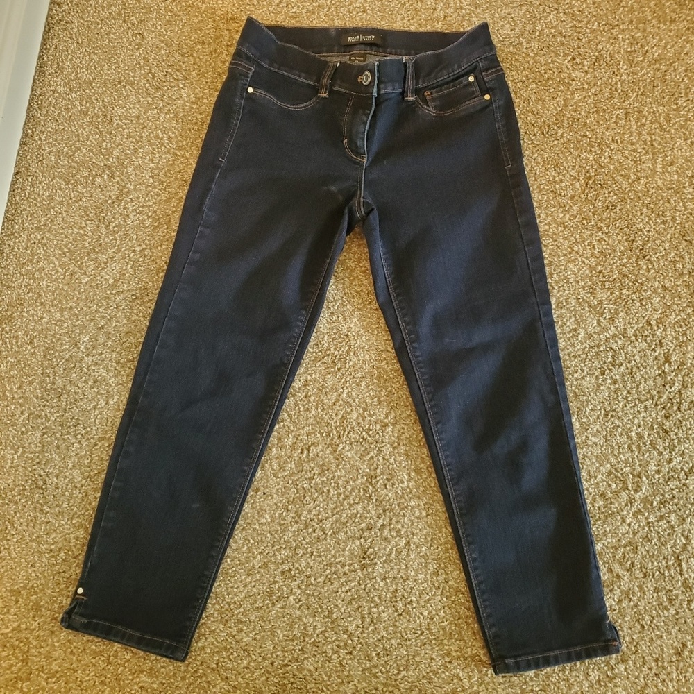 WHBM Dark Blue Women's Slim Jeans Capris XS